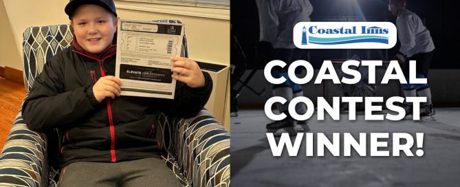 winner of world junior ticket giveaway from coastal inns