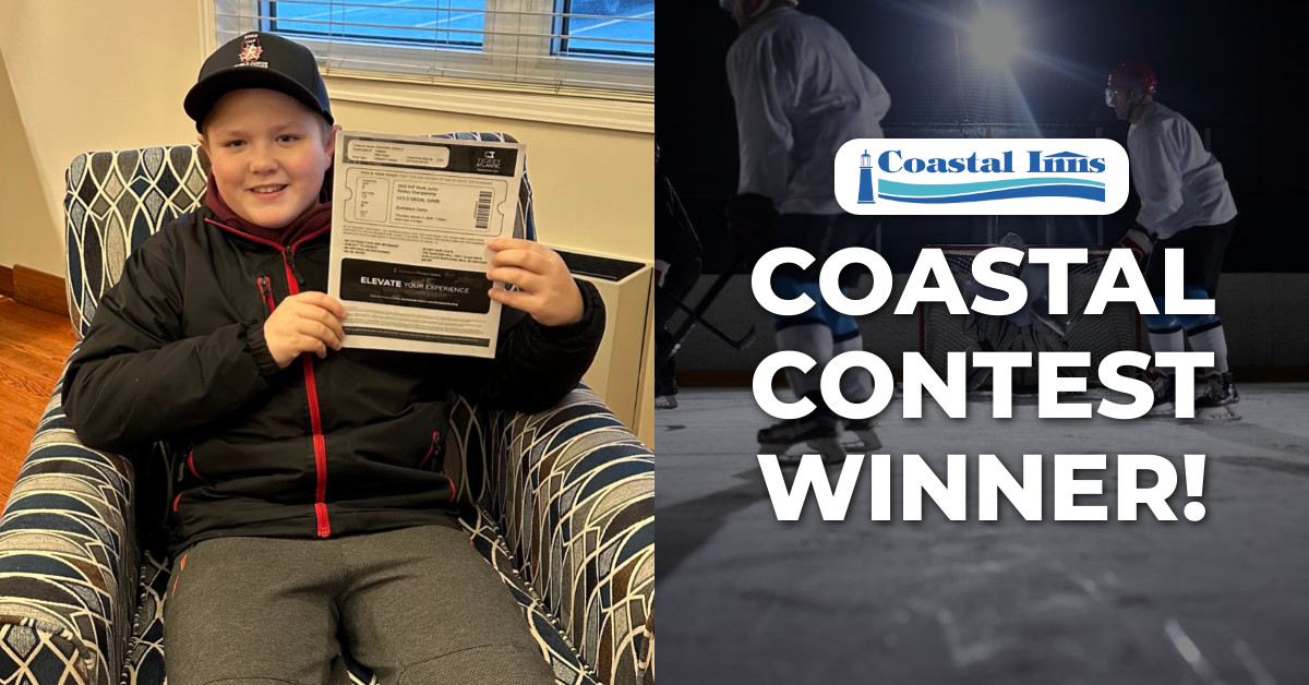 winner of world junior ticket giveaway from coastal inns